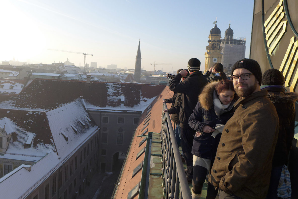 Besichtigung der Turmuhr der Residenz in München
